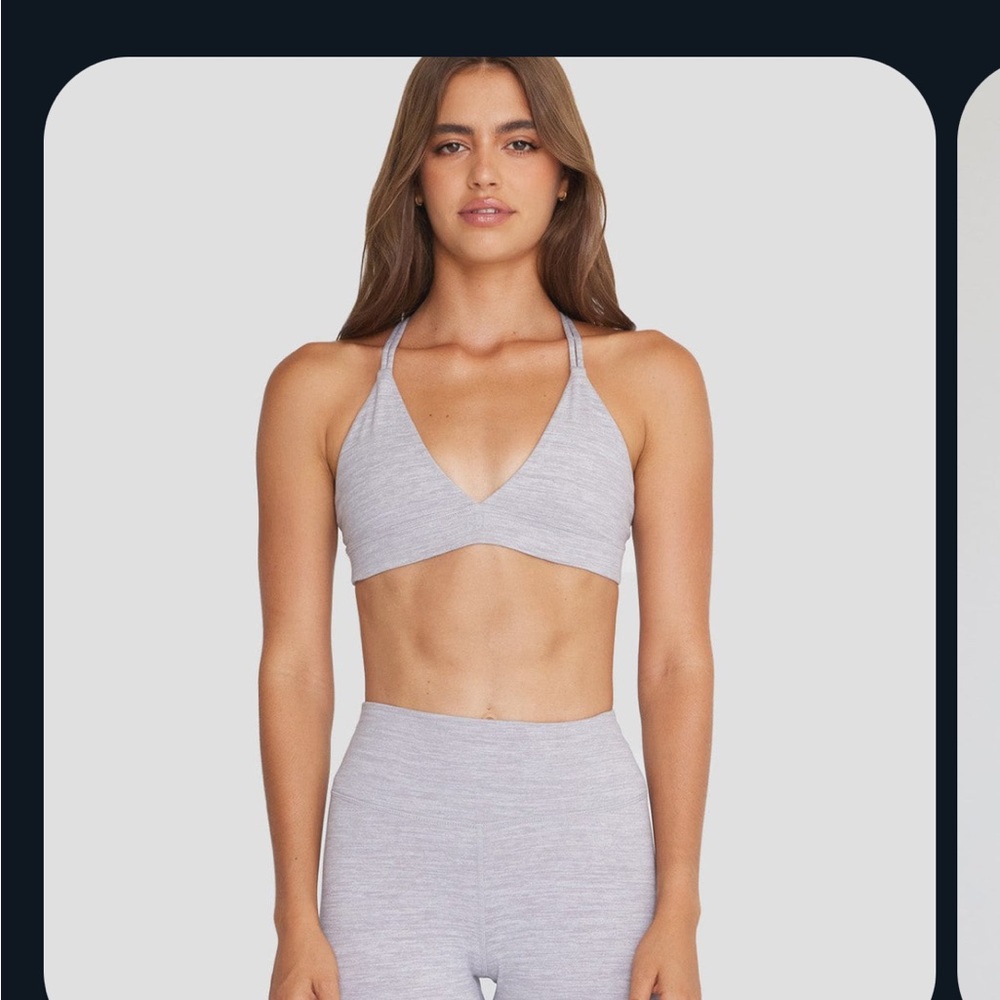 Crop Shop Boutique Gray Bra
